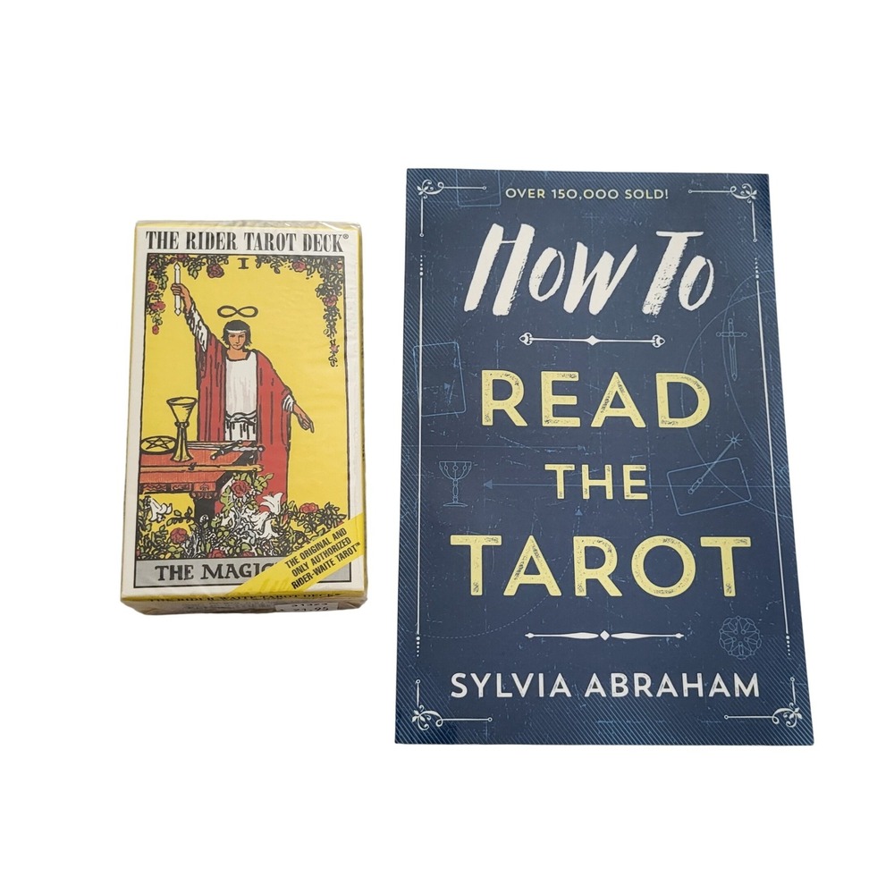 New Sealed Rider Tarot Deck Cards and How to‎ Read Tarot Book Abraham New